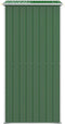 vidaXL - Tuinschuur - 192x108x223 - cm - gegalvaniseerd - staal - groen