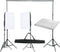 vidaXL - Fotostudioset - met - verlichtingsset - en - achtergrond
