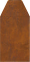 vidaXL - Vuurplaats - 50x50x100 - cm - Weerbestendig - Staal