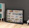 Vitrinekast - Staande wandvitrine - Schuifdeuren - 75 x 55 x 14 cm