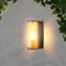 V-TAC VT-81040 - LED Wandlamp Buiten - E27 - IP44 - Rookglas - Mat Zwart
