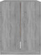 vidaXL - Wasmachinekast - 71x71,5x91,5 - cm - grijs - sonoma - eikenkleurig