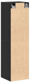 vidaXL - TV-meubel - Zwart - Eiken - 30,5x30x110 - cm - Gefabriceerd - Hout