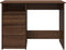 vidaXL - Bureau - 102x50x75 - cm - bewerkt - hout - bruin - eikenkleurig