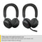 Jabra Evolve2 75 - Headset - Bedraad Draadloos USB-C Bluetooth ANC - Zwart