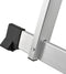 Hosel Multifunctionele vouwladder 4 in 1 - 3.6M - Aluminium - Zilver zwart