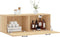 vidaXL - Wandkast - 100x36,5x35 - cm - bewerkt - hout - sonoma - eikenkleurig