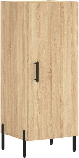 vidaXL - Dressoir - 34,5x34x90 - cm - bewerkt - hout - sonoma - eiken