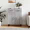 vidaXL - Dressoir - 69,5x34x90 - cm - bewerkt - hout - grijs - sonoma - eikenkleurig