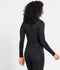 ODLO BL TOP Crew neck l/s MERINO 200 Thermoshirt - 100% Merinowol - Zwart - Maat L