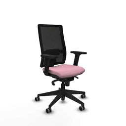 Piqueras y Crespo 2D066G0 - Bureaustoel - Verstelbare hoogte met armleuning en hoofdsteun - Roze