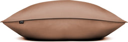 Zohome Kussensloop Satinado - Kussenhoes van 50x50 cm - Set van 2 stuks - 100% Katoen-Satijn - Roze