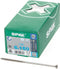 Spax Spaanplaatschroef platverzonken kop RVS T-Star T30 deeldraad 6.0 x 160mm (100 stuks)