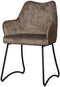 Tower Living Sidd Eetkamerstoel Garda Velvet Brown