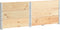 vidaXL - 3 - st - Plantenbakken - verhoogd - 100x100 - cm - massief - grenenhout