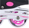 Street Rider - Inline Skates - Aluminium frame 4 wielen - Roze/grijs Mt 29-32