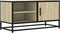 vidaXL - Tv-meubel - 80x34,5x40 - cm - bewerkt - hout - metaal - sonoma - eikenkleurig