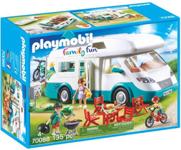 PLAYMOBIL 70088 - Family Fun Mobilhome - Afneembaar dak en zijwand - Voor 4 jaar en ouder