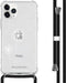 iMoshion iPhone 11 Pro Max - Hoesje met Koord - Verstelbaar Koord - Wit Dandelion