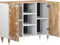 vidaXL - Dressoir - 90x33,5x75 - cm - massief - mangohout