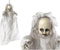 Horror hangdecoratie spook/geest pop wit - 50 cm - Halloween decoratie poppen