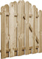 vidaXL - Poort - 100x100 - cm - geïmpregneerd - grenenhout