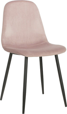 Mica Decorations Montelli - Eetkamerstoel - Velvet - Lichtpaars