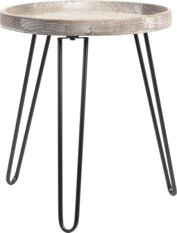 Light & Living Bijzettafel Ø50x60 cm KENZIE hout licht bruin