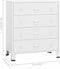 vidaXL - Ladekast - industrieel - 78x40x93 - cm - metaal - wit
