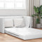 vidaXL - Vloersofa - Bed - 2-in-1 - Wit - 124x71x78 - cm - Kunstleer