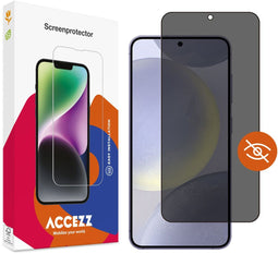 Accezz Gehard Glas Privacy Screenprotector - 9H gehard glas - Samsung Galaxy S24 Plus