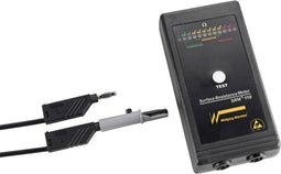 Wolfgang Warmbier SRM®110 ESD-testapparatuurset Oppervlakteweerstand, Afvoerweerstand Incl. opbergtas, Incl. aardingska