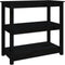 vidaXL - Wandtafel - 80x40x74 - cm - massief - grenenhout - zwart