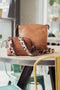 Micmacbags Wildlife Schoudertas - 5 vakken - Donkertaupe