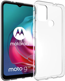 Accezz Clear Backcover Motorola Moto G20 / G30 - Soft case - Schokabsorberend - Transparant