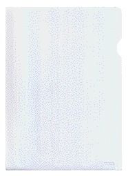 Kangaro L-map - A4 - PVC 180 micron - transparant generfd - 100 stuks - K-34022