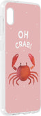 Hoesje Siliconen Geschikt voor Samsung Galaxy A10 - Design Backcover siliconen - Meerkleurig / Oh Crab