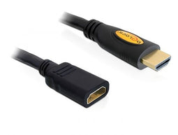 Delock - HDMI Verlengkabel - High Speed met Ethernet - 3m - Zwart