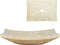 vidaXL - Gootsteen - 50x35x12 - cm - marmer - crème