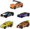 Hot Wheels - Diecast 5-pack autoset - Schaal 1:64 - Diverse thema's (5 stuks)