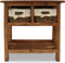 vidaXL - Wandtafel - 69x28x70 - cm - massief - mahoniehout