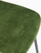 Light&living Barkruk 55x45x92 cm EMMA velvet olijf groen-donker grijs
