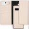 Selencia Hoesje Geschikt voor Samsung Galaxy S10 Hoesje Met Pasjeshouder - Selencia Tierra Uitneembare Slang Clutch - Wit