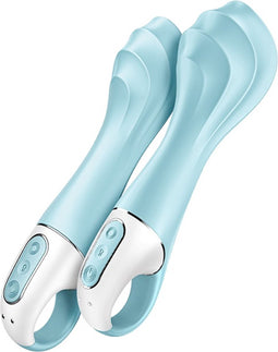 Satisfyer, vibrator, G-spot vibrator, 'Air Pump Vibrator 5 Connect App', 20 cm, met app, opblaasbaar