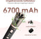 Curlglam Automatische Krultang - Draadloos USB Oplaadbaar - 6 Temperatuurstanden - Grijs