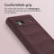 imoshion Hoesje - Geschikt voor Google Pixel 6a - EasyGrip Backcover - Aubergine