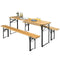 Coast - 178 cm biertafel met 2 banken - opvouwbaar - 3-delige set