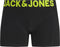JACK&JONES - TRUNKS - 3-pack zwart boxershort met elastieke band - (3-pack)