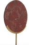 Light&living Ornament op voet 25x10x35 cm GOUYA rood agaat+antiek brons