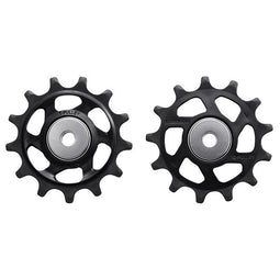 Shimano Derailleurwielset Xtr M9100/m9120 Rvs 12s Zwart 2 Stuks